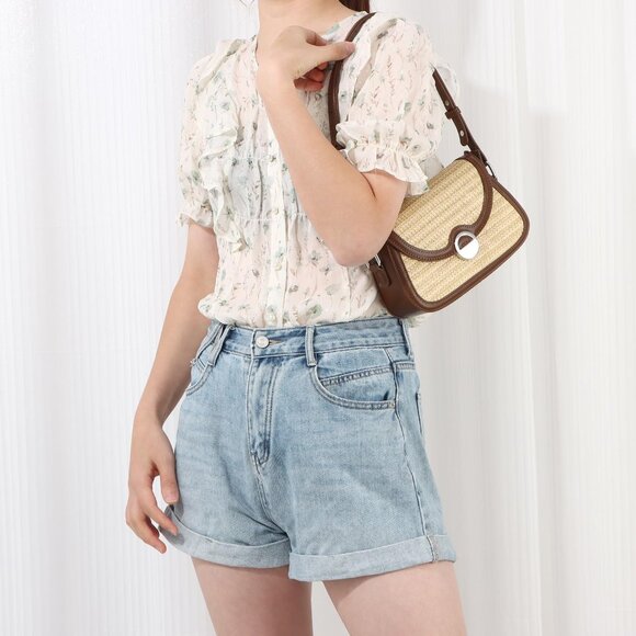 Versatile Straw Beach Bag for Women - Spacious & Durable for Summer Essentials - Picture 6 of 6